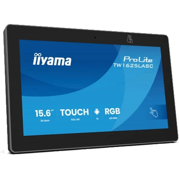 iiyama ProLite TW1625LASC-B3PNR, Public Display (schwarz (matt), Touchmonitor PC mit Android-Betriebssystem)