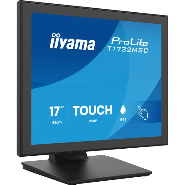 iiyama ProLite T1732MSC-B2S, LED-Monitor (43 cm (17 Zoll), schwarz (matt), SXGA, TN, Touchscreen )