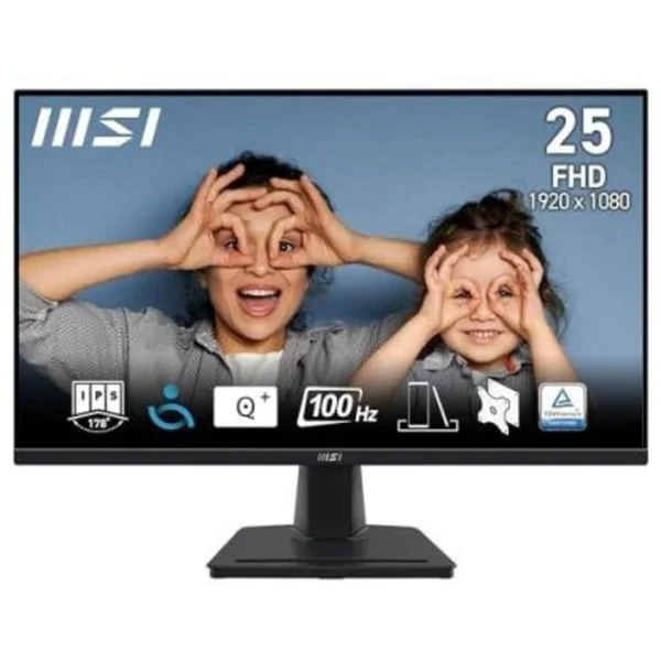 MSI PRO MP252 Generalüberholt, LED-Monitor (62.2 cm (24.5 Zoll), schwarz, FullHD, IPS, DP, HDMI, Lautsprecher, 100Hz Panel)