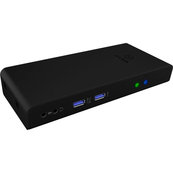 ICY BOX IB-DK2251AC, Dockingstation (schwarz, USB, HDMI, USB-C)