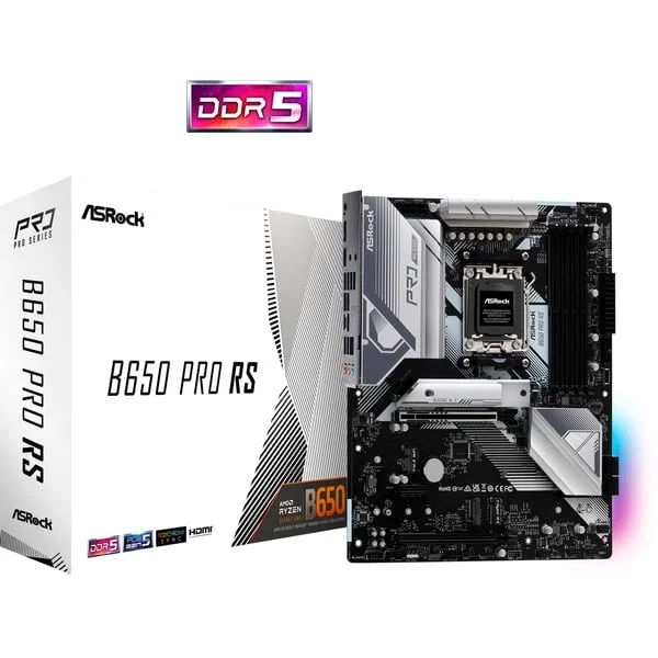 ASRock B650 PRO RS, Mainboard (weiß/schwarz, B-Ware)