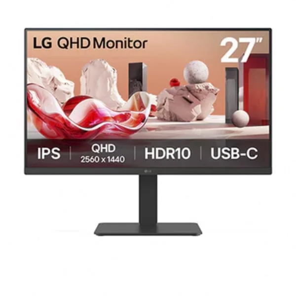 LG 27BA65QB-B, LED-Monitor (68.4 cm (27 Zoll), schwarz, QHD, IPS, USB-Hub, Daisy-Chain, USB-C, 100Hz Panel)