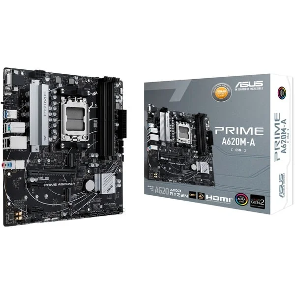 ASUS PRIME A620M-A-CSM, Mainboard (schwarz/silber)