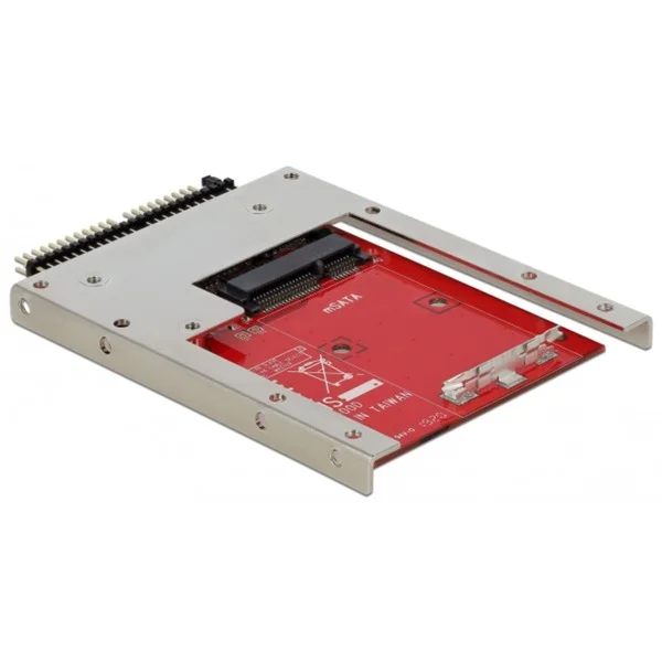 DeLOCK Konverter IDE 44 Pin > mSATA mit 2,5" Rahmen, Einbaurahmen