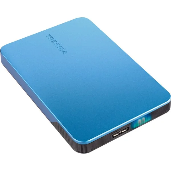 Toshiba Canvio Flex 1TB, Externe Festplatte (blau (glänzend), USB-C / USB-A)