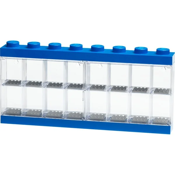 Room Copenhagen LEGO Minifiguren Display Case 16 , Aufbewahrungsbox (blau)