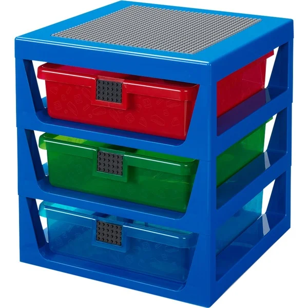 Room Copenhagen LEGO Schubladenbox, Aufbewahrungsbox (blau)