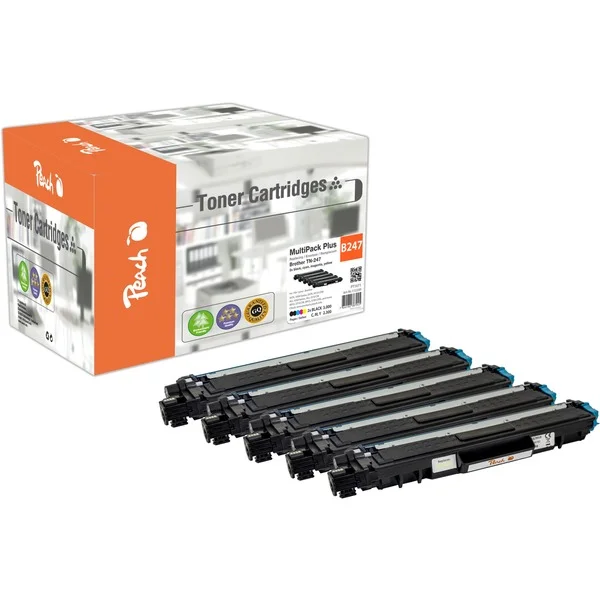 Peach Toner Spar Pack Plus 112249 (kompatibel zu Brother TN-247)