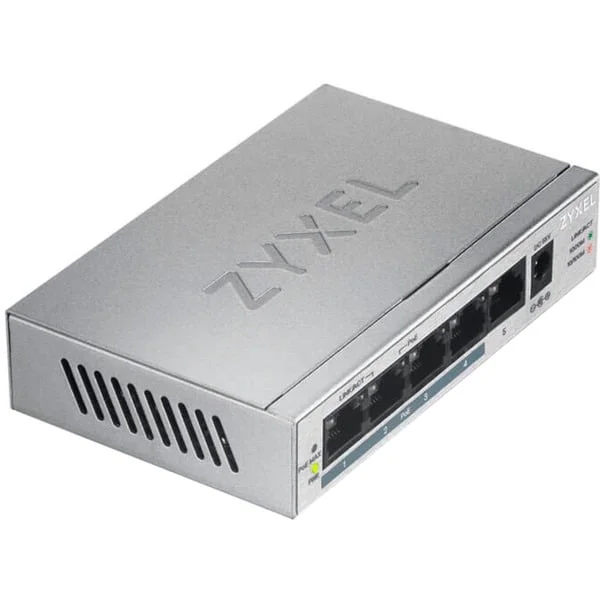 Zyxel GS1005HP, Switch (grau)