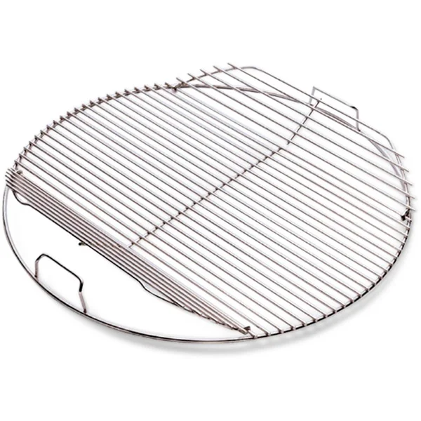 Weber Klappbarer Grillrost 7437 für Holzkohlegrills Ø 57cm (edelstahl)