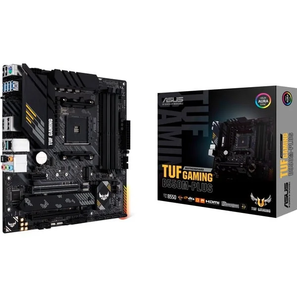 ASUS TUF GAMING B550M-PLUS, Mainboard (schwarz)