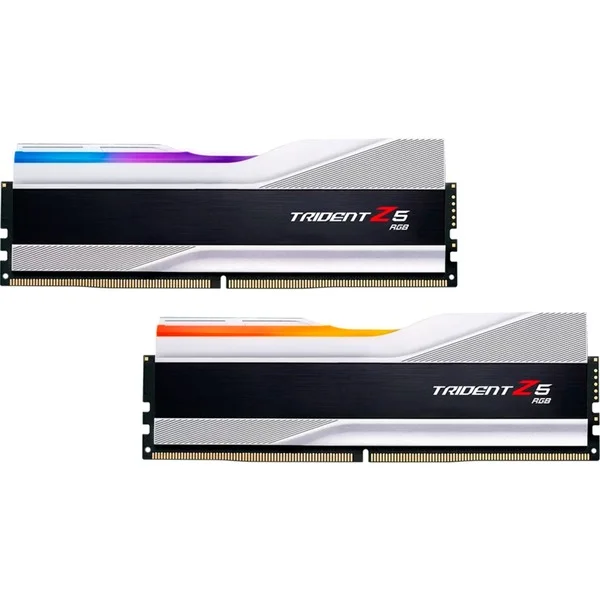 G.Skill DIMM 48 GB DDR5-8000 (2x 24 GB) Dual-Kit, Arbeitsspeicher (silber, F5-8000J4048F24GX2-TZ5RS, Trident Z5 RGB, INTEL XMP)