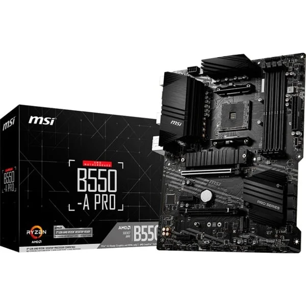 MSI B550-A PRO, Mainboard (schwarz)