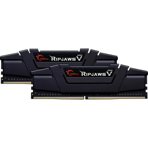 G.Skill DIMM 64 GB DDR4-3200 (2x 32 GB) Dual-Kit, Arbeitsspeicher (schwarz, F4-3200C16D-64GVK, Ripjaws V, INTEL XMP)