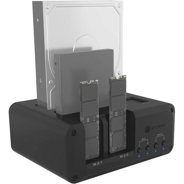 ICY BOX IB-2925MS-CU31, Dockingstation (schwarz)