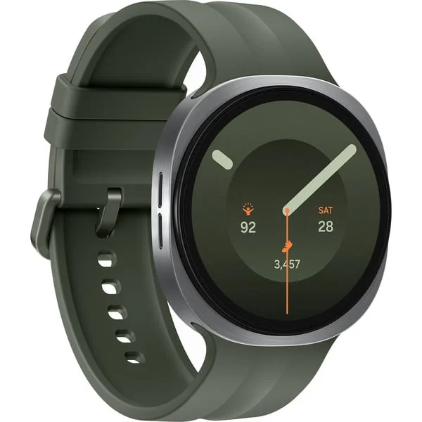 Samsung Galaxy Watch9, Smartwatch (silber, 44 mm, Bluetooth, Sport Band M/L)