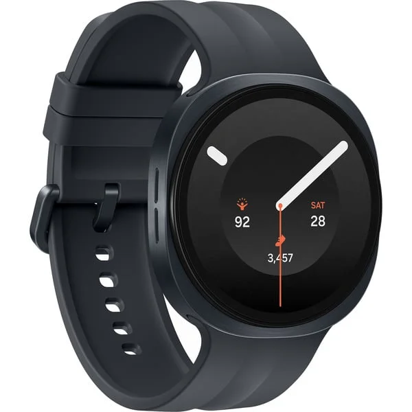 Samsung Galaxy Watch9, Smartwatch (dunkelgrau, 44 mm, Bluetooth, Sport Band M/L)