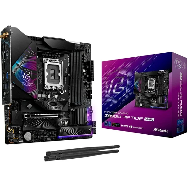 ASRock Z890M RIPTIDE WIFI, Mainboard (schwarz)
