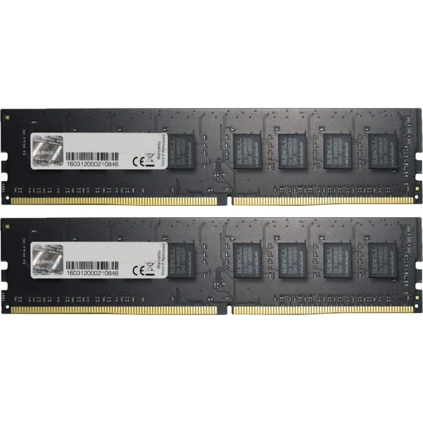 G.Skill DIMM 64 GB DDR4-2666 (2x 32 GB) Dual-Kit, Arbeitsspeicher (schwarz, F4-2666C19D-64GNT, Value, INTEL XMP)