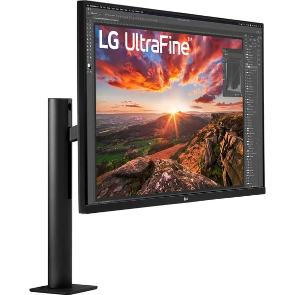 LG Ergo 32UN880K-B, LED-Monitor (80 cm (31.5 Zoll), schwarz, UltraHD/4K, IPS, AMD Free-Sync, HDR10)