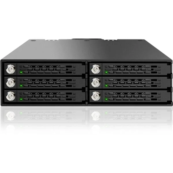 Icy Dock MB996SK-6SB, Wechselrahmen (schwarz, ToughArmor)