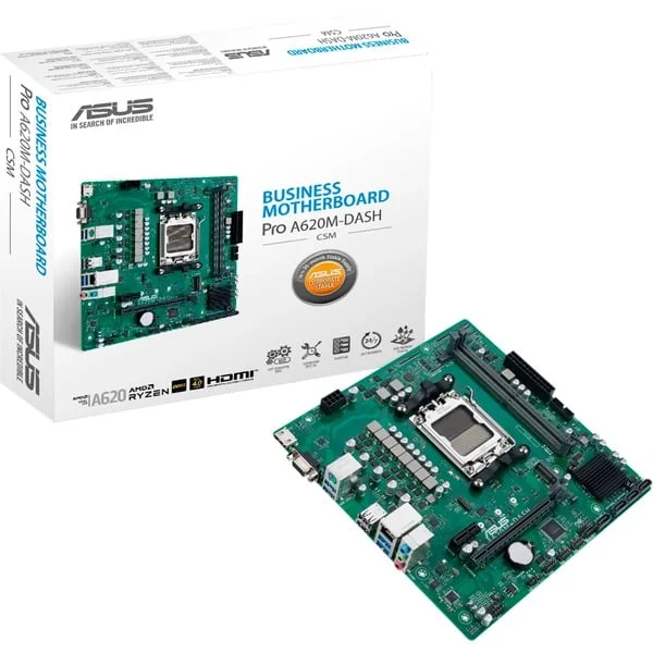 ASUS PRO A620M-DASH-CSM, Mainboard (grün, B-Ware)
