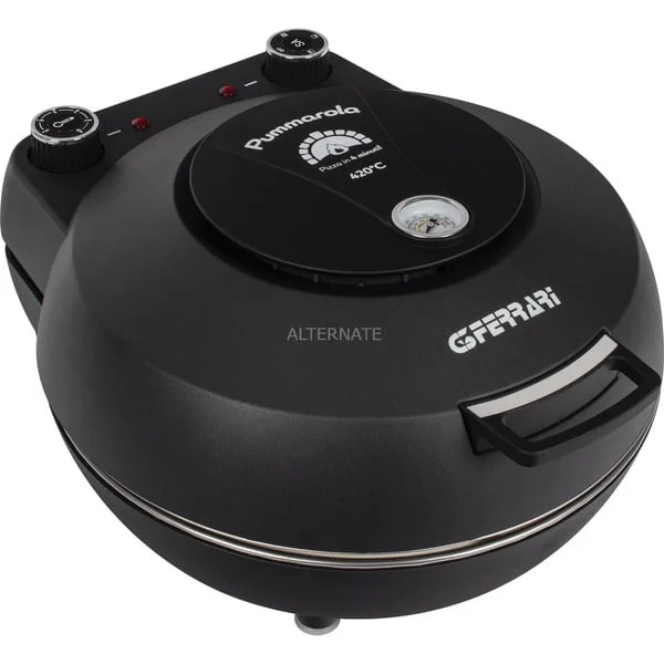 G3 Ferrari Pizzaofen Pummarola G10199 (schwarz, 1.200 Watt, für Pizza Ø 31cm, B-Ware)