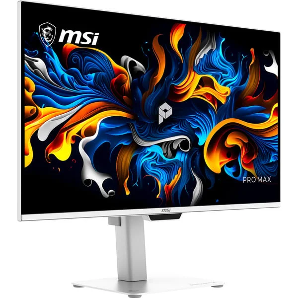 MSI PRO MAX 271UPXW12G, OLED-Monitor (67.3 cm (26.5 Zoll), weiß, WQHD, QD-OLED, HDR Ready, 120Hz Panel)