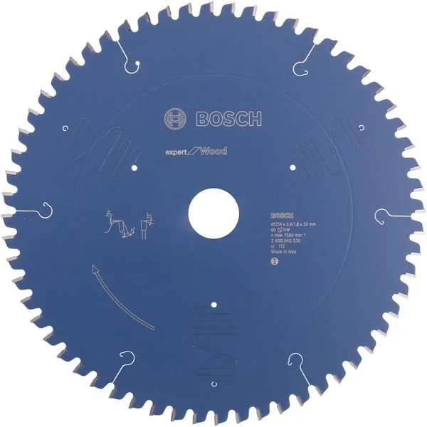 Bosch Professional EXPERT Wood Kreissägeblatt, Ø 254mm, 60Z (Bohrung 30mm, für Kapp- & Gehrungssägen)