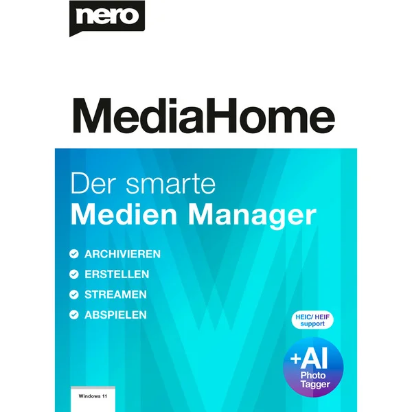 Nero AG Nero MediaHome, Multimedia-Software (Deutsch)