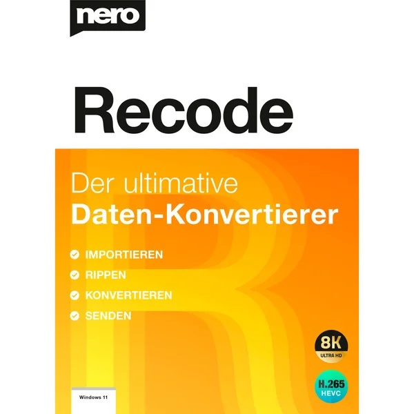 Nero AG Nero Recode, Multimedia-Software (Deutsch)