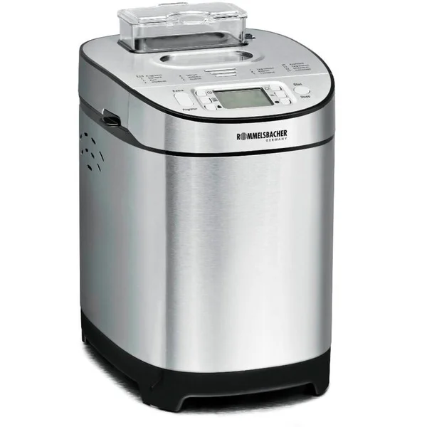 Rommelsbacher Brotbackautomat BA 550 (edelstahl/schwarz, 550 Watt, 2 Liter, für Brote bis 900g)
