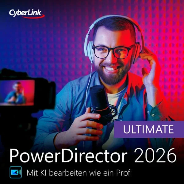 CyberLink PowerDirector 2026 Ultimate, Multimedia-Software (Deutsch)