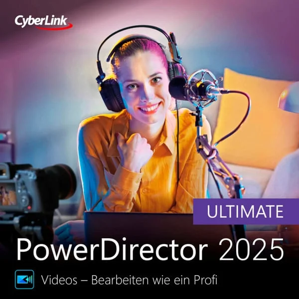 CyberLink PowerDirector 2025 Ultimate, Multimedia-Software (Deutsch)