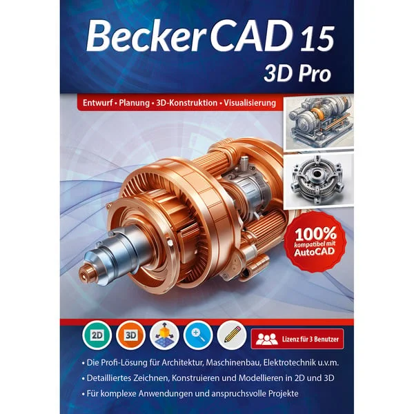 Markt+Technik BeckerCAD 15 - 3D Pro, Grafik, CAD-Software