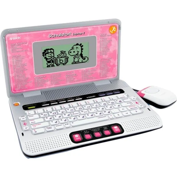 VTech Schulstart Laptop E, Lerncomputer (rosa/pink)