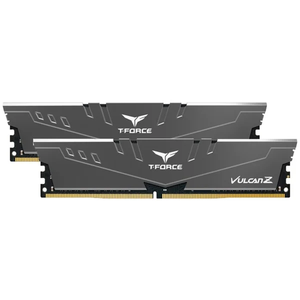 Team Group DIMM 16 GB DDR4-3200 (2x 8 GB) Dual-Kit, Arbeitsspeicher (grau, TLZGD416G3200HC16FDC01, VULCAN Z, INTEL XMP)
