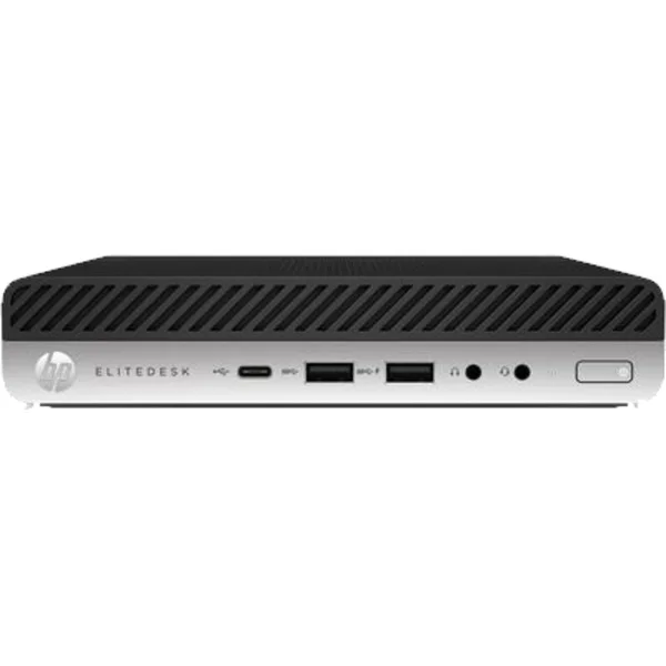 HP EliteDesk 800 G4 MP Generalüberholt, Mini-PC (schwarz/silber, Windows 11 Pro)