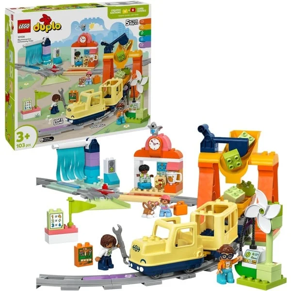 LEGO 10428 DUPLO Town Große interaktive Eisenbahn, Konstruktionsspielzeug (B-Ware)