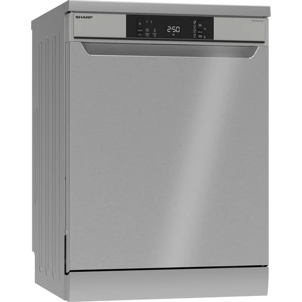 SHARP QW-NA1CF47DS-DE , Spülmaschine (silber, 60 cm)