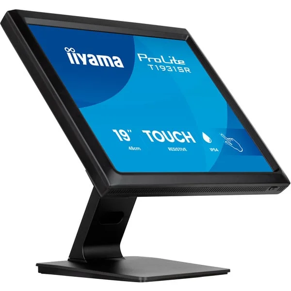 iiyama ProLite T1931SR-B2S, LED-Monitor (48 cm (19 Zoll), schwarz (matt), SXGA, IPS, Touchscreen, HDMI, DP, VGA)
