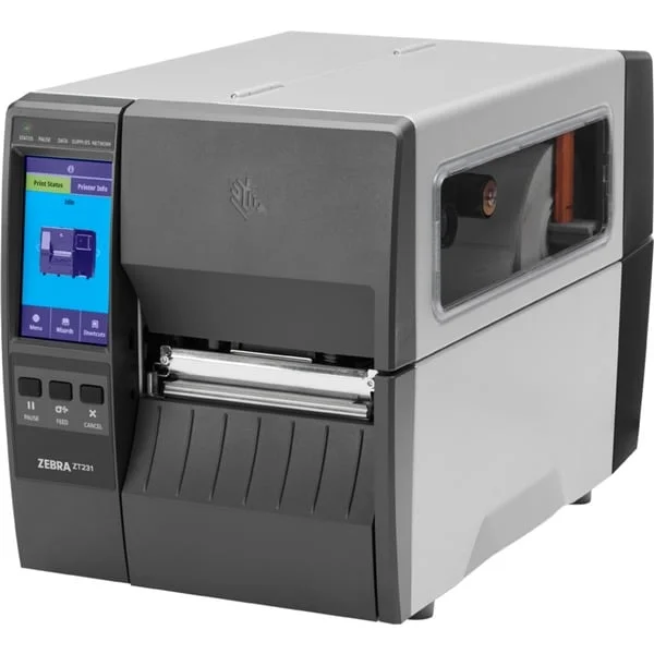 Zebra ZT231, Etikettendrucker (schwarz, USB, LAN, RS232, 300 dpi, Cutter, Bluetooth)