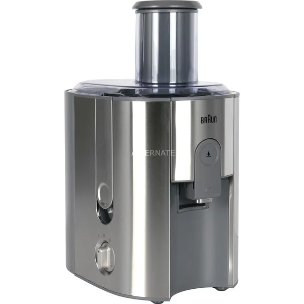 Braun IdentityCollection Entsafter J 700 (edelstahl/grau, 1.000 Watt, Saftbehälter 1,25 Liter, B-Ware)