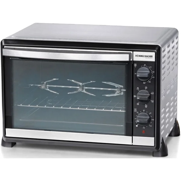 Rommelsbacher Back- und Grillgerät BG 1805/E, Mini-Backofen (edelstahl/schwarz)