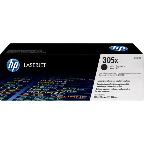 HP Toner schwarz 305X (CE410X) (schwarz, Retail)