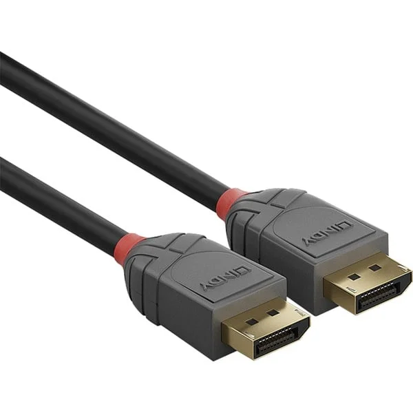 Lindy DisplayPort 1.2 Kabel Anthra Line (schwarz, 10 Meter)