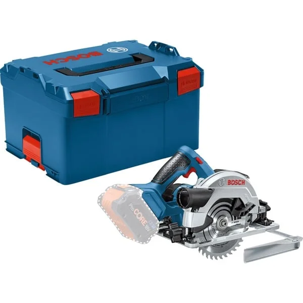 Bosch Professional Akku-Handkreissäge GKS 18V-57G Professional (blau/schwarz, ohne Akku und Ladegerät, in L-BOXX)