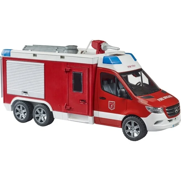 bruder 02680 Mercedes Benz Sprinter Feuerwehrrüstwagen, Modellfahrzeug (inkl. Light + Sound Modul)