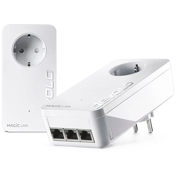devolo Magic 2 LAN triple + Starter Kit, Powerline (2 Adapter)