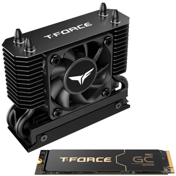 Team Group T-Force GC PRO 2 TB, SSD (schwarz, PCIe 5.0 x4 | M.2 2280 | T-FORCE DARK AirFlow-Kühlkörper)